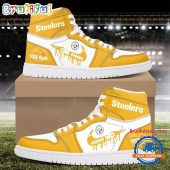 NFL Pittsburgh Steelers New Season Custom Air Jordan 1 Hightop Shoes