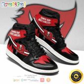 NFL Tampa Bay Buccaneers Red Black Air Jordan 1 High Sneakers