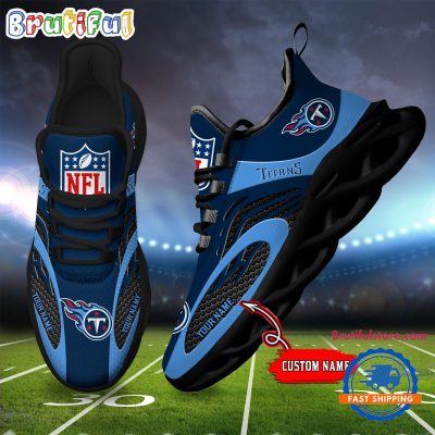 NFL Tennessee Titans Football Logo Team New Design Max Soul Shoes Sneaker