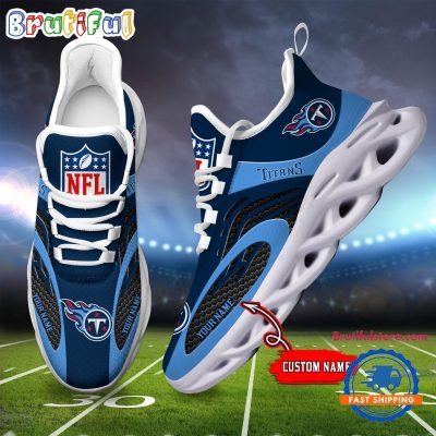 NFL Tennessee Titans Football Logo Team New Design Max Soul Shoes Sneaker