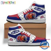 NHL Montreal Canadiens Team Mascot Design Air Jordan 1 Hightop Shoes
