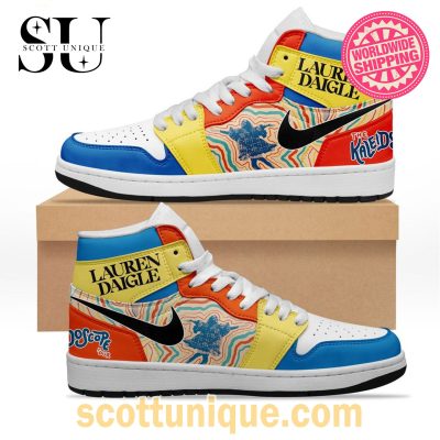 Lauren Daigle The Kaleidoscope Tour Air Jordan 1 High Top Sneaker -Soulcals.com