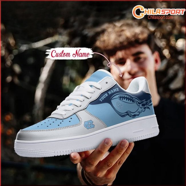 North Carolina Tar Heels NCAA Air Low Top AF1 Sneakers Stylish Shoes For Men and Women Official Merc - soulcals