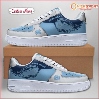 North Carolina Tar Heels NCAA Air Low Top AF1 Sneakers Stylish Shoes For Men and Women Official Merc - soulcals