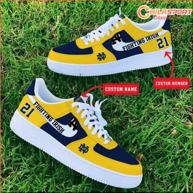 Notre Dame Fighting Irish Air Low Top AF1 Sneakers Shoes For Men And Women Stylish Gift - soulcals