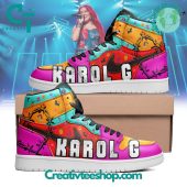 Karol G High Top Air Jordan 1 Sneaker - soulcals.com
