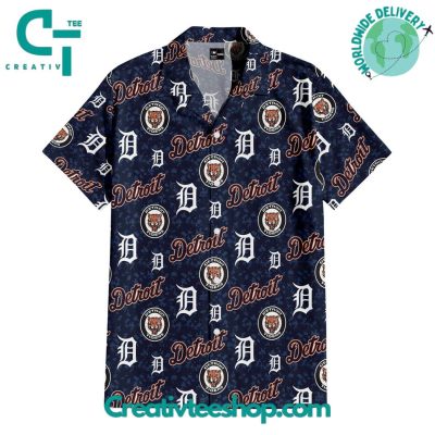 Detroit Tigers Roaring Spirit Hawaiian Set - Teesmith