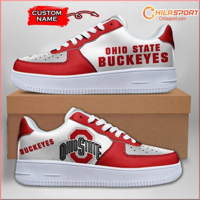 Ohio State Buckeyes Air Low Top AF1 Sneakers Stylish Comfortable Shoes for Men and Women Perfect Gif - soulcals