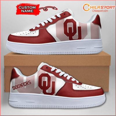 Oklahoma Sooners NCAA Air Low Top AF1 Sneakers Stylish Comfortable Shoes For Men And Women - soulcals Oklahoma Sooners NCAA Air Low Top AF1 Sneakers Stylish Comfortable Shoes For Men And Women - soulcals