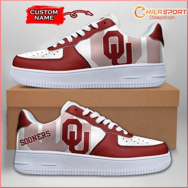 Oklahoma Sooners NCAA Air Low Top AF1 Sneakers Stylish Comfortable Shoes For Men And Women - soulcals