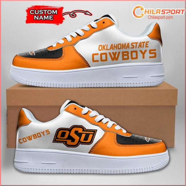 Oklahoma State Cowboys Air Low Top AF1 Sneakers Stylish NCAA Shoes for Men and Women - soulcals
