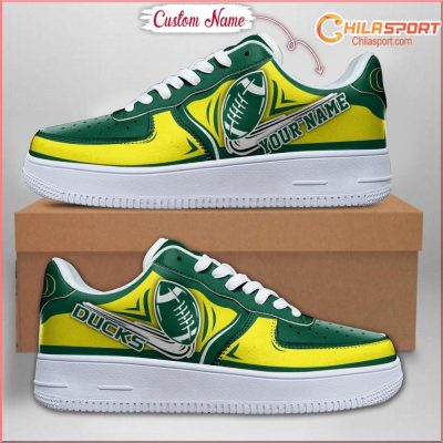 Oregon Ducks Air Low Top AF1 Sneakers Stylish NCAA Shoes for Men and Women - soulcals