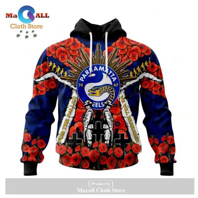 Parramatta Eels - Specialized 2023 Anzac Jersey Concepts Hoodie Sweatshirt 3D LIMITED EDITION -soulcals