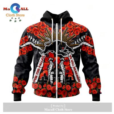 Penrith Panthers - Specialized 2023 Anzac Jersey Concepts Hoodie Sweatshirt 3D LIMITED EDITION -soulcals