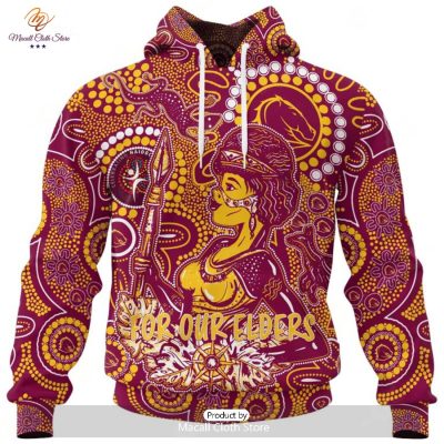 Personalize NRL Brisbane Broncos Special NAIDOC Week Luxury Design Hoodie Sweatshirt 3D -soulcals
