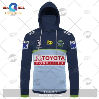 Personalize NRL Canberra Raiders 2023 Away Jersey Hoodie Sweatshirt 3D -soulcals