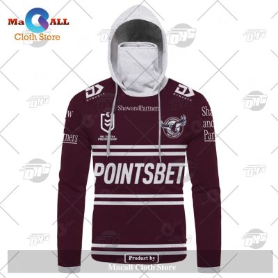 Personalize NRL Manly Warringah Sea Eagles 2023 Home Jersey Hoodie Sweatshirt 3D -soulcals