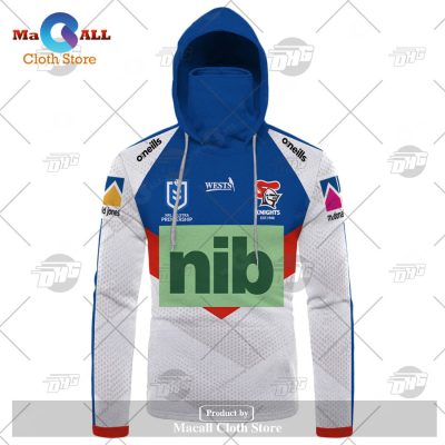 Personalize NRL Newcastle Knights 2023 Away Jersey Hoodie Sweatshirt 3D -soulcals
