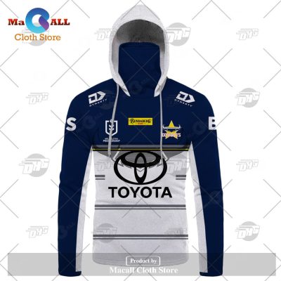 Personalize NRL North Queensland Cowboys 2023 Away Jersey Hoodie Sweatshirt 3D -soulcals