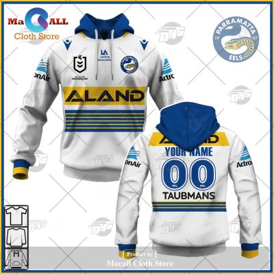 Personalize NRL Parramatta Eels 2023 Away Jersey Hoodie Sweatshirt 3D -soulcals