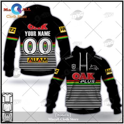 Personalize NRL Penrith Panthers 2023 Alternate Jersey Hoodie Sweatshirt 3D -soulcals