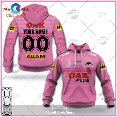 Personalize NRL Penrith Panthers 2023 Away Jersey Hoodie Sweatshirt 3D -soulcals