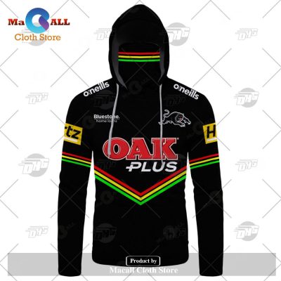 Personalize NRL Penrith Panthers 2023 Men's Dark Training Jersey Hoodie Sweatshirt 3D -soulcals