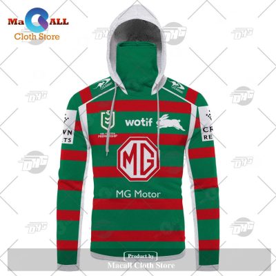 Personalize NRL South Sydney Rabbitohs 2023 Away Jersey Hoodie Sweatshirt 3D -soulcals