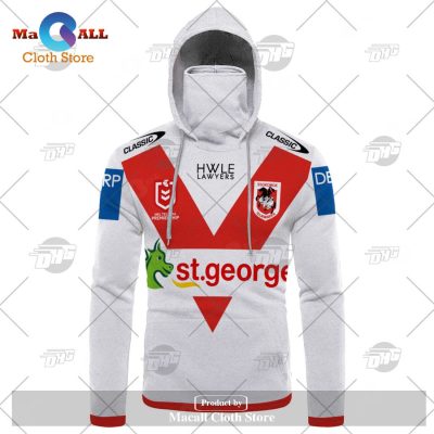 Personalize NRL St. George Illawarra Dragons 2023 Home Jersey Hoodie Sweatshirt 3D -soulcals