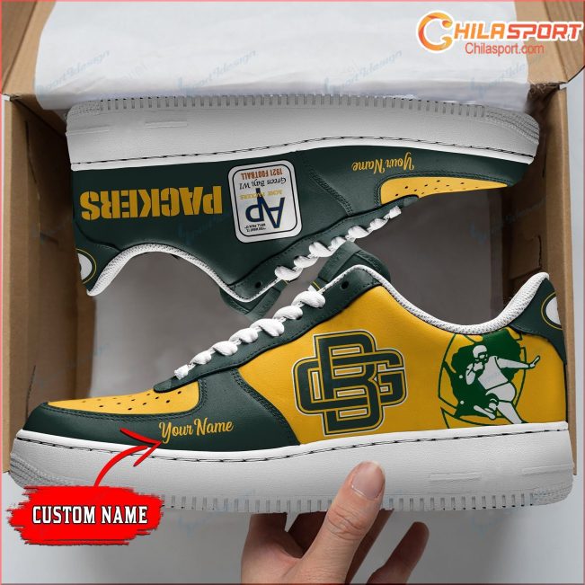 Personalized Air Force 1 Shoes Green Bay Packers Stylish Sneakers Unique Gift for Sport Fans Fashion - soulcals