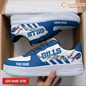 Personalized Buffalo Bills Air Force 1 Shoes Unique Stylish Gift for Football Fans - soulcals