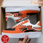 Personalized Cincinnati Bengals Air Force 1 Shoes Stylish Gift for Bengals Fanatics - soulcals