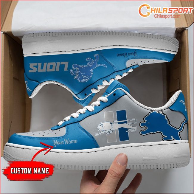Personalized Detroit Lions AF1 Shoes Unique Gift For Fanatics - soulcals