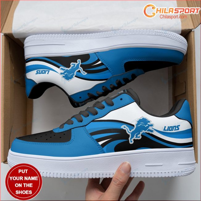 Personalized Detroit Lions AF1 Shoes Unique Gift For Fans - soulcals