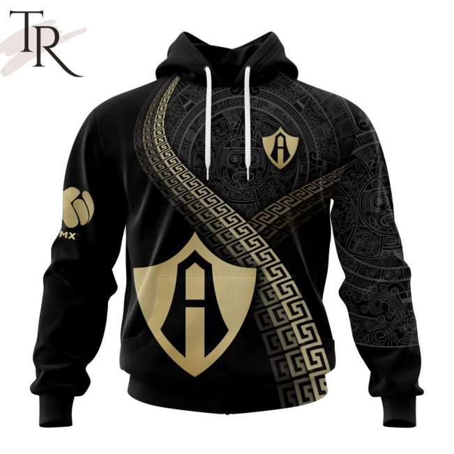 Personalized LIGA MX Atlas F.C Special Black And Gold Design Hoodie - soulcals.com