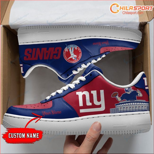 Personalized New York Giants Air Force 1 Shoes Unique Gift Stylish Comfortable Walking Everyday Wear - soulcals