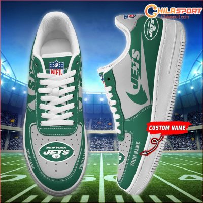 Personalized New York Jets Air Force 1 Shoes Stylish Gifts for Fans - soulcals
