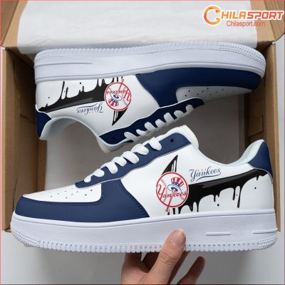 Personalized New York Yankees Air Force 1 Sneakers Unique and Stylish Af1 Shoes for Dedicated Fans - soulcals