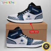 Personalized NFL Dallas Cowboys Air Jordan 1 Shoes