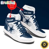 Personalized NFL Dallas Cowboys Air Jordan 1 Shoes Classic Jordan 1 Sneakers