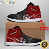 Personalized NFL San Francisco 49ers Air Jordan 1 Shoes