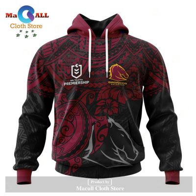 Personalized NRL Brisbane Broncos Polynesian Concept Kits Hoodie Sweatshirt 3D LIMITED EDITION -soulcals