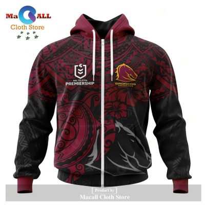 Personalized NRL Brisbane Broncos Polynesian Concept Kits Hoodie Sweatshirt 3D LIMITED EDITION -soulcals