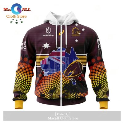Personalized NRL Brisbane Broncos - Specialized Concepts For Australia's Day Kits Hoodie Sweatshirt 3D LIMITED EDITION -soulcals