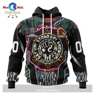 Personalized NRL Brisbane Broncos - Specialized Concepts Kits For Naidoc Event Hoodie Sweatshirt 3D LIMITED EDITION -soulcals