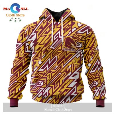 Personalized NRL Brisbane Broncos - Specialized Design Wih Morden Art Syle Hoodie Sweatshirt 3D LIMITED EDITION -soulcals