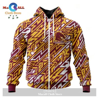 Personalized NRL Brisbane Broncos - Specialized Design Wih Morden Art Syle Hoodie Sweatshirt 3D LIMITED EDITION -soulcals