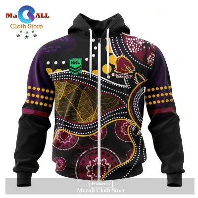 Personalized NRL Brisbane Broncos - Specialized Indigenous Concepts Hoodie Sweatshirt 3D LIMITED EDITION -soulcals