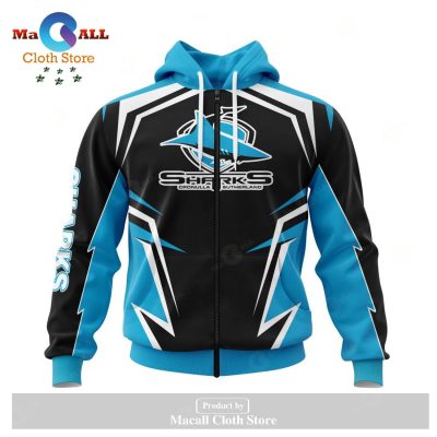 Personalized NRL Cronulla-Sutherland Sharks Special Concept Kits Hoodie Sweatshirt 3D LIMITED EDITION -soulcals