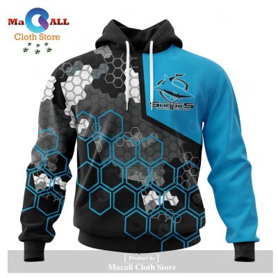 Personalized NRL Cronulla-Sutherland Sharks Special MotoCross Concept Hoodie Sweatshirt 3D LIMITED EDITION -soulcals